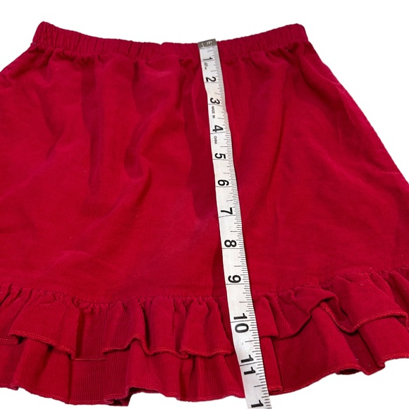 The Bailey Boys red corduroy ruffle skirt size 6X - Picture 6 of 7
